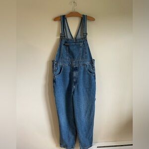 90s Vintage Stone Canyon Denim Jean Overalls Baggy Slouchy Oversized Size Large